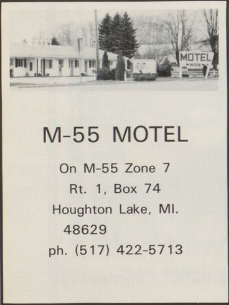 M-55 Motel - 1981 Houghton Lake High Yearbook (newer photo)